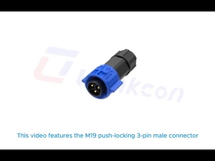 M19 Push lock 3pin connector
