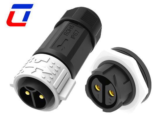 M25 Waterproof Outdoor Connectors 600V 50A With push locking