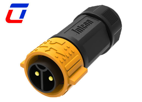 600V 30A M25 Waterproof Male And Female Connectors 2 Pin IP67 Panel Mount Connector