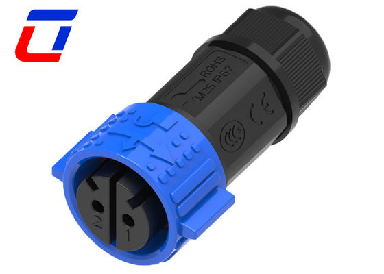 High Current Rated Waterproof Power Connector 2 Pin Wire To Wire 50A Cable Connector