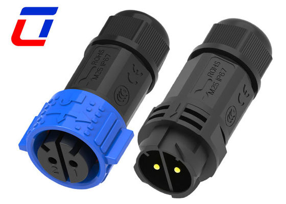 High Current Rated Waterproof Power Connector 2 Pin Wire To Wire 50A Cable Connector