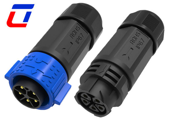 20A Industrial Waterproof Power Connector 5 Pin Waterproof Power Cord Connector