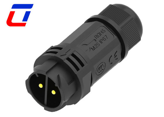 Waterproof 2 Pin Male Female Connector 50A For 16.0mm Cable OD Max.
