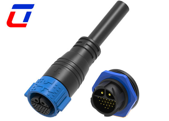 Quick Lock 30A Power Signal Connector IP67 2 Pole Waterproof Connector