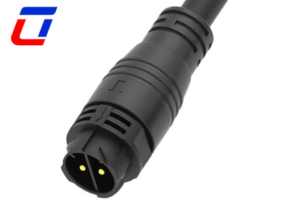 IP67 10 Gauge 2 Pin Waterproof DC Power Connector M25 Quick Lock Cable Connector