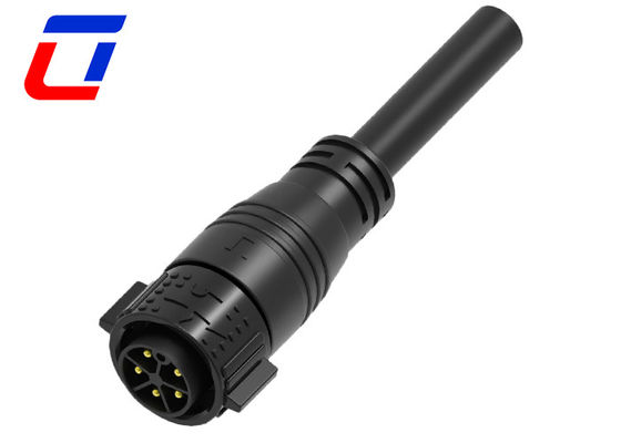 5 Pin Circular Waterproof Power Connector M25 Power Cable Connector IP67
