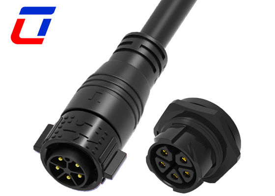 5 Pin Circular Waterproof Power Connector M25 Power Cable Connector IP67
