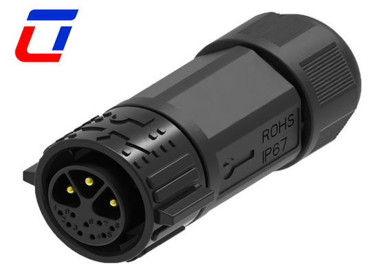 3 Pin 30A Waterproof Male Female Connector Industrial 12 Pin Plug And Socket