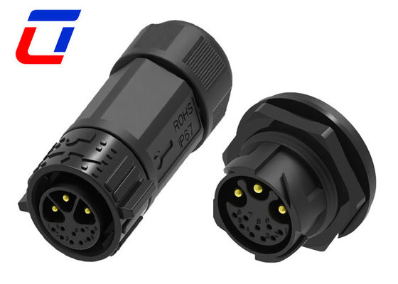 3 Pin 30A Waterproof Male Female Connector Industrial 12 Pin Plug And Socket