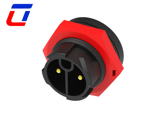 2 Pin Waterproof Power Connector 20A 300V Industrial Waterproof Aviation Connector