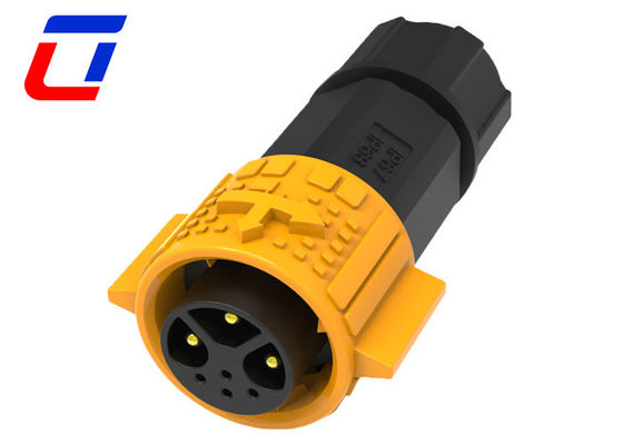 Push Lock Wire To Board Multi Pin Connectors Waterproof 3+4 Pin For Power Signal