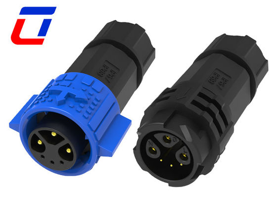 Multi Pin Circular M19 Waterproof Connector 3+3 Pin Signal And Power Connectors