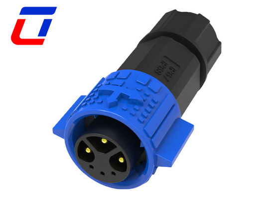 Multi Pin Circular M19 Waterproof Connector 3+3 Pin Signal And Power Connectors