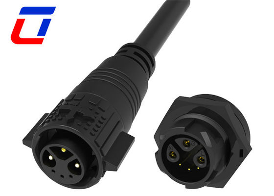 Male Cable Female 6 Pin Multi Pin Connectors Waterproof Panel Mount M19 IP67