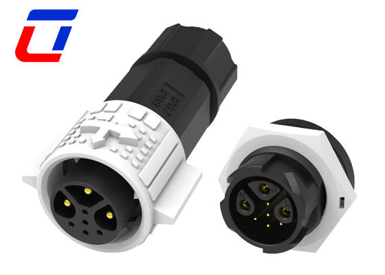 M19 Multic Pin Male To Female Cable Connectors Waterproof 3 Power 5 Signal IP67