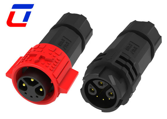Male Female IP67 Waterproof Electrical Wire To Wire Connectors 6 Pin 15A