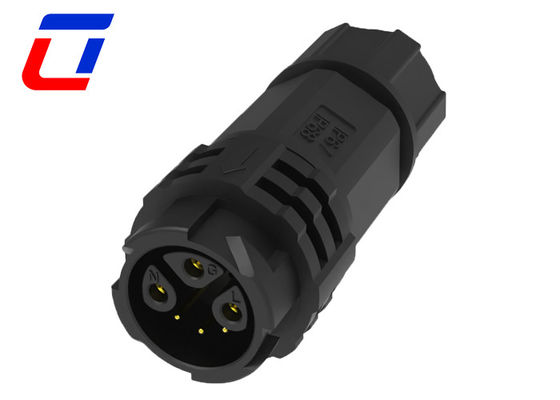 Male Female IP67 Waterproof Electrical Wire To Wire Connectors 6 Pin 15A