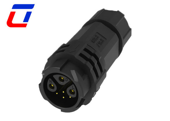M19 15A Waterproof Male Female Connector Plug And Socket IP67 3+4 Pin