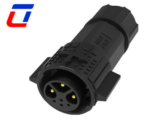 M19 15A Waterproof Male Female Connector Plug And Socket IP67 3+4 Pin