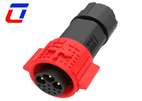 3 9 Pin Plug Socket Waterproof Circular Connector IP67 Data And Power Connection