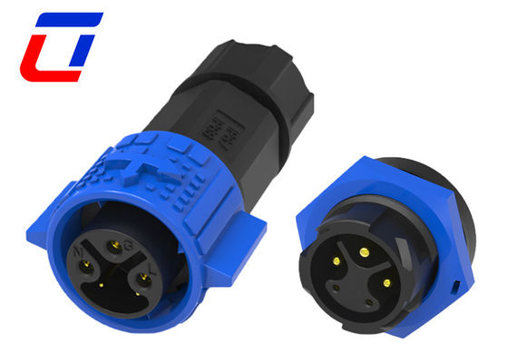 Power Signal Combined Outdoor Waterproof Connector 3+2 5 Pin Panel Mount Connector