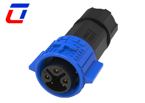 Power Signal Combined Outdoor Waterproof Connector 3+2 5 Pin Panel Mount Connector