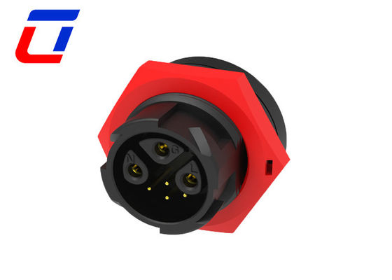 300V Wire To Board IP67 Waterproof Connector 3 Pin Male Power 4 Pin Female Signal