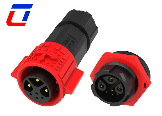 300V Wire To Board IP67 Waterproof Connector 3 Pin Male Power 4 Pin Female Signal