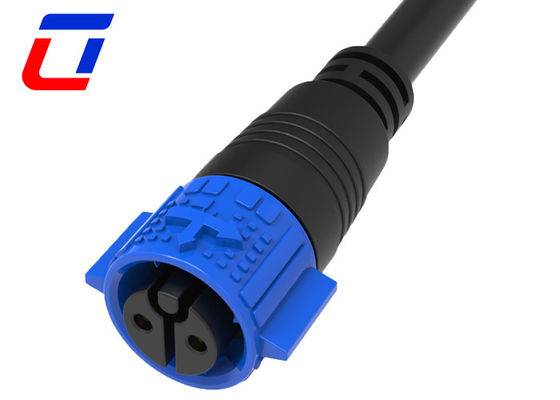 M19 12 Gauge Waterproof Cable Connector 2 Pin Male Female Connector Plug