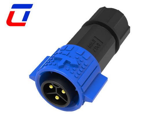 Waterproof Circular Wire To Wire Connector 3 Pin LED Connector 20 Amp 300V