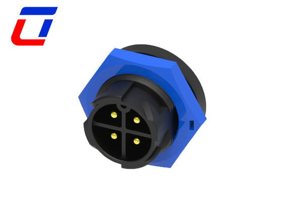 15A 4 Pin Waterproof Power Led Quick Connector For Electric Power Equipment