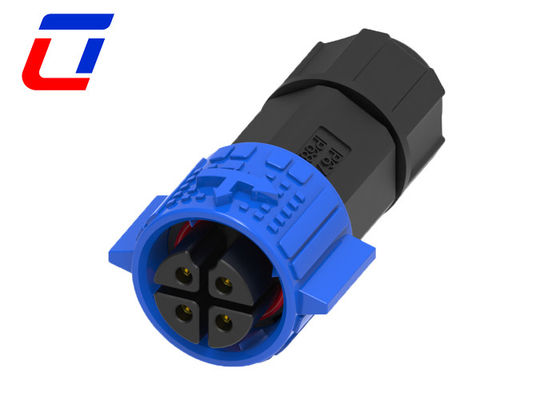 15A 4 Pin Waterproof Power Led Quick Connector For Electric Power Equipment
