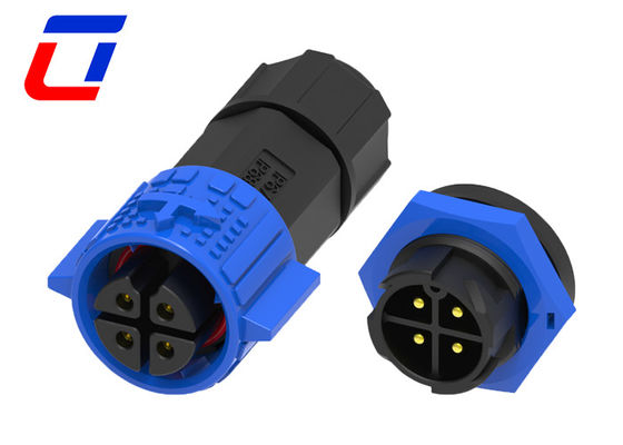15A 4 Pin Waterproof Power Led Quick Connector For Electric Power Equipment