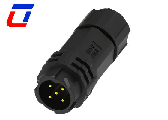 10A 5 Pin Waterproof LED Connector M19 Landscape Lighting Wire Connectors