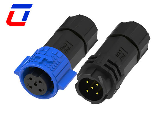 10A 5 Pin Waterproof LED Connector M19 Landscape Lighting Wire Connectors