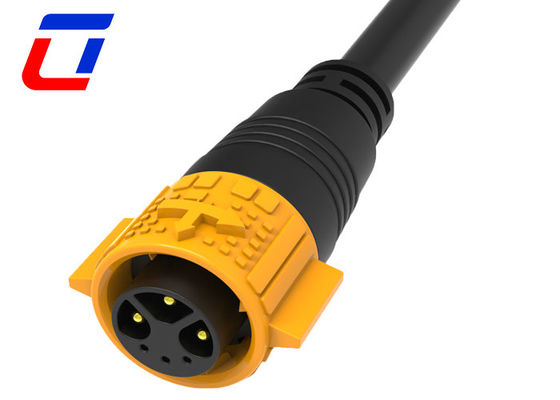 3 Power 15A 3 Data 5A Waterproof LED Connector 6 Pin Waterproof Cord Connector