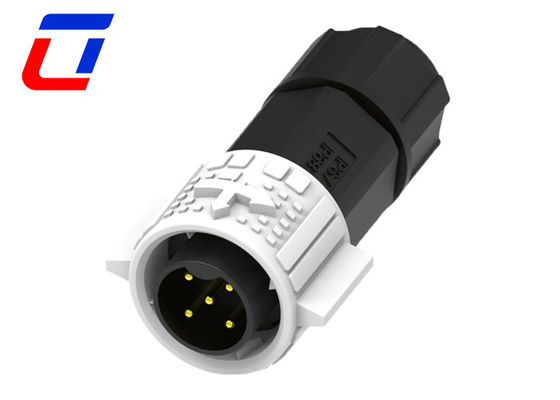 10A 5 Pin Waterproof Plug Socket M19 Waterproof 12 Volt Cable Connectors