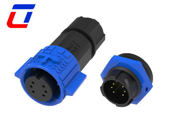 6 Pin Quick Release Waterproof Wire Splice Connector Male To Female 300V 5A