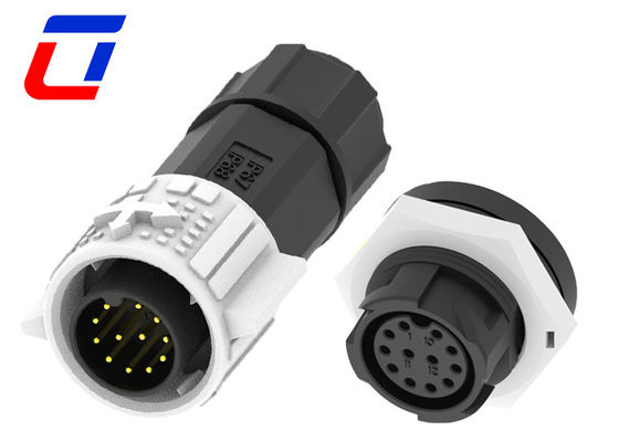 Male Female Waterproof Plug Socket 300V 5A Circular Connector 12 Pin