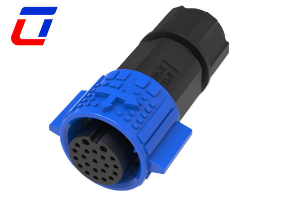M19 Push Lock 2+20 Pin Waterproof Plug Socket Water Tight Electrical Connector