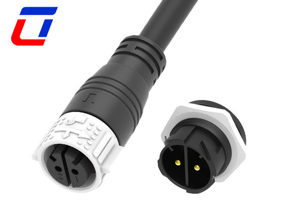 2 Phase 50A 500V Waterproof Plug Socket M25 8 Gauge Waterproof Connector