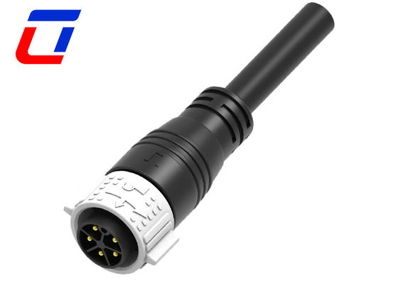 5 Pin Male Cable Waterproof Plug Socket 16 Gauge Waterproof Wire Connectors
