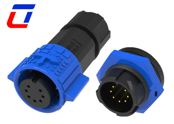 M19 7 Pin Automotive Waterproof Male Female Connector For Low Power Signal