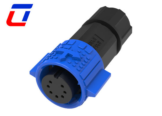 M19 7 Pin Automotive Waterproof Male Female Connector For Low Power Signal