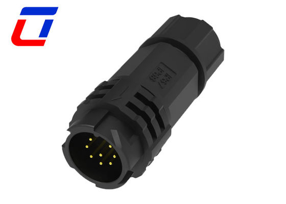 8 Pin Quick Lock Water Tight Electrical Connectors M19 Signal Male Female 300V