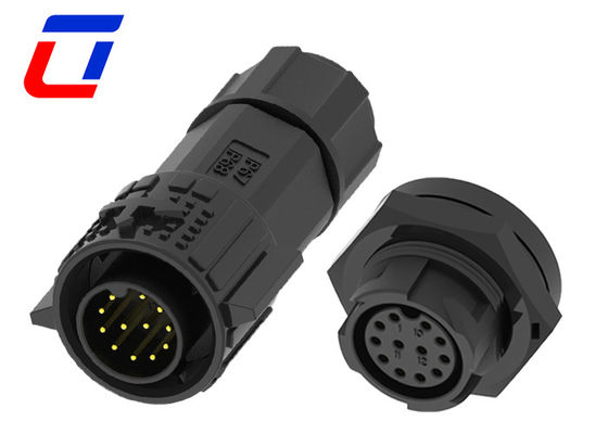 M19 12 Pin Circular Weather Proof Electrical Connector Male Plug Female Socket
