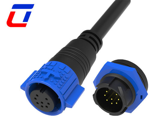 Outdoor Male Female Connector 8 Pin Waterproof For Signal Transfer