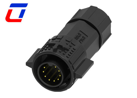 Quick Lock 9 Pin Outdoor Waterproof Connector OEM ODM For LED Display