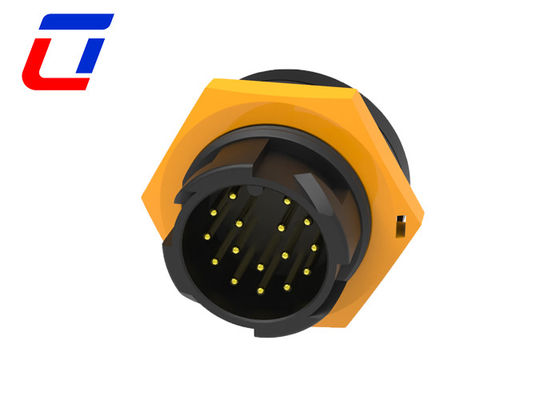 Round 16 Pin IP67 Waterproof Data Connector M19 Male Female Plug Socket