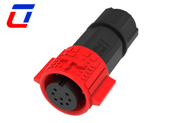 OEM ODM Waterproof 8 Pin Data Connector M19 Push Lock IP67 Wire Connector